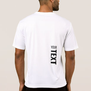 Individuell anpassbare Sport Back Print Template M T-Shirt