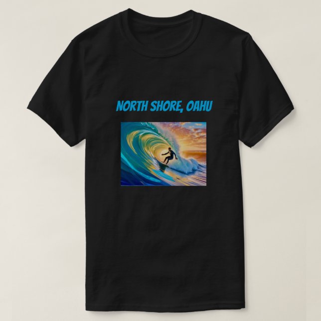 Individuell anpassbare Surfer t Shirt (Design vorne)