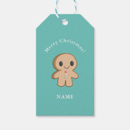 Individuell anpassbare Weihnachtsbäckermarke Geschenkanhänger