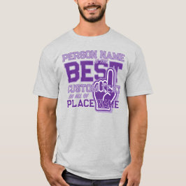 Individuell anpassbare Wertschätzung für BEST in T T-Shirt