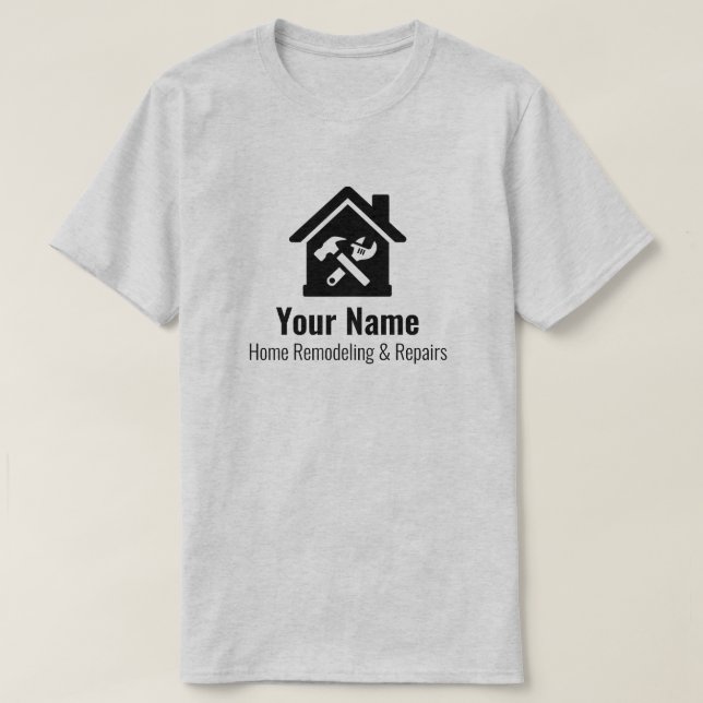 Individuell anpassbare Zuhause-Reparaturen für Han T-Shirt (Design vorne)