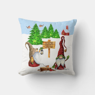 Individuell anpassbare Zuhause Sweet Zuhause Gnome Kissen