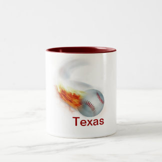 individuell anpassbarer Baseball Zweifarbige Tasse
