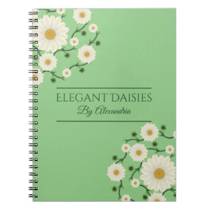 Individuell anpassbarer floral daisy Event Planner Notizblock