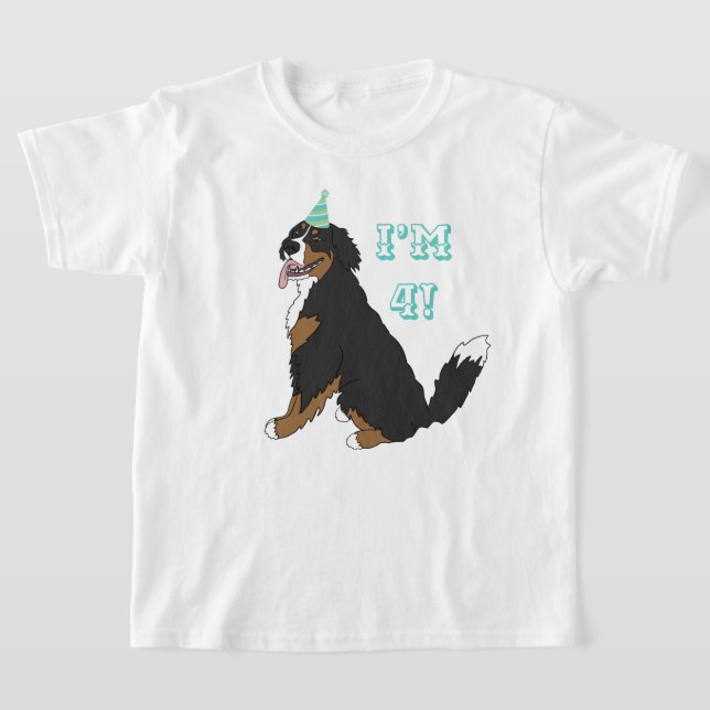 Individuell anpassbarer Geburtstagszeitalter Berne T-Shirt (Ablage )