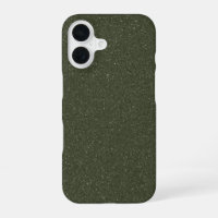 Individuell anpassbarer Glitzer Moss iPhone 16 Fal