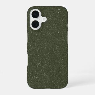 Individuell anpassbarer Glitzer Moss iPhone 16 Fal Hülle