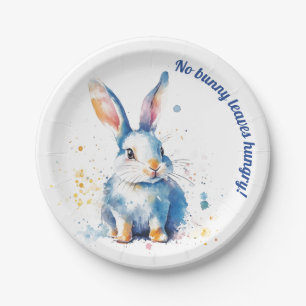 Individuell anpassbarer lustiger Hop'n'Feast Pappteller
