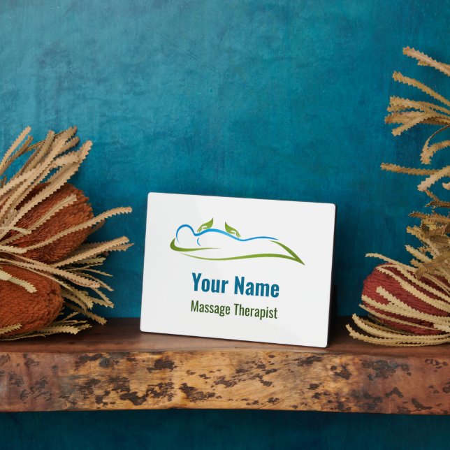 individuell anpassbarer Massagetherapeut Fotoplatte (Seite)