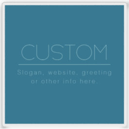 Individuell anpassbarer moderner Text | Ozean und  Aufkleber