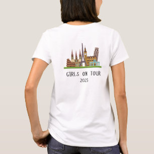 INDIVIDUELL ANPASSBARER SOMMER IN EUROPA URLAUB -  T-Shirt