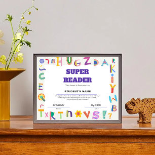 Individuell anpassbarer Super Reader StudentRecogn