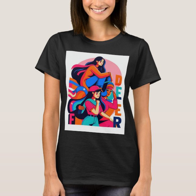 Individuell anpassbarer und trendy T - Shirt für j (Vorderseite)