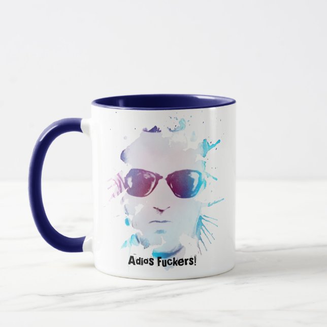 Individuell anpassbares Meme Design, D.B. Cooper F Tasse (Links)