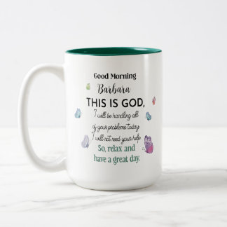 Individuell Christlich, Bibelstudium Geschenk, Ins Zweifarbige Tasse