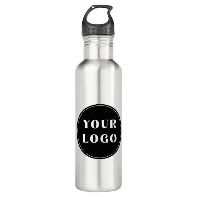 individuell, einzigartig, elegant & minimalistisch edelstahlflasche (Vorderseite)