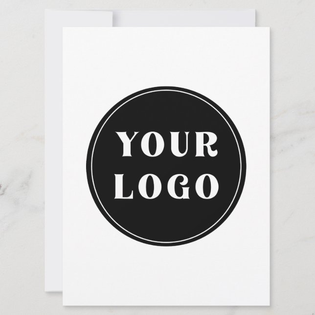 individuell, einzigartig, elegant & minimalistisch einladung (Vorderseite)