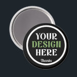 individuell, einzigartig, elegant & minimalistisch magnet<br><div class="desc">Dieses Design ist für alle zugänglich. Sie können das Logo, Bilder, Text und Farben nach Ihren Vorlieben anpassen. Vielen Dank.</div>
