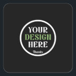 individuell, einzigartig, elegant & minimalistisch quadratischer aufkleber<br><div class="desc">Dieses Design ist für alle zugänglich. Sie können das Logo,  Bilder,  Text und Farben nach Ihren Vorlieben anpassen. Vielen Dank.</div>