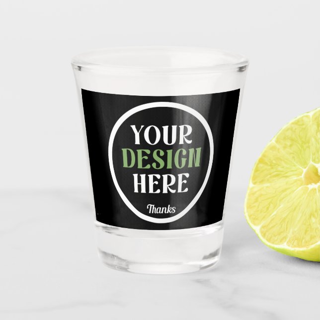 individuell, einzigartig, elegant & minimalistisch schnapsglas (Vorderseite)