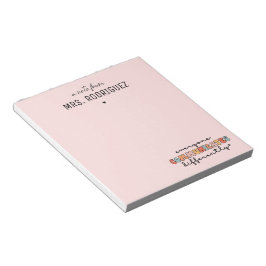 Individuell farbige Kommunikation Notizblock