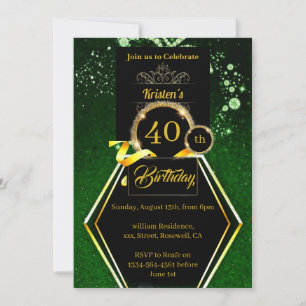 Individuell gestaltbare Einladung zum Geburtstag