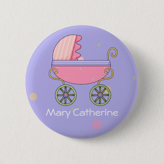 Individuell gestaltbare Kinderduschfavoriten Button (Vorderseite)