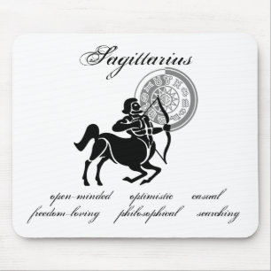 Individuell gestaltbare Sagittarius-Merkmale griec Mousepad
