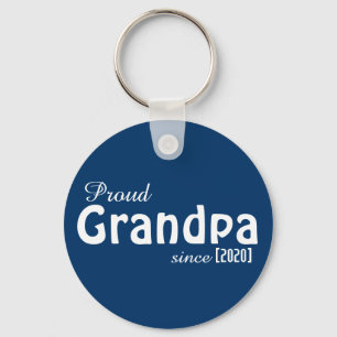 Individuell gestaltbarer Proud Opa seit Schlüssela Schlüsselanhänger