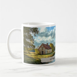 Individuell gestaltete englische Landschaft der Fl Kaffeetasse