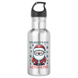 Individuell gestaltete Ferienwohnungen Calm Santa Edelstahlflasche