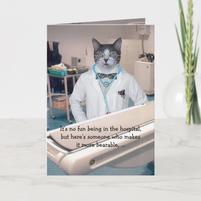 Individuell gestaltete, lustige Katzen/Kätzchen we Karte (Vorderseite)