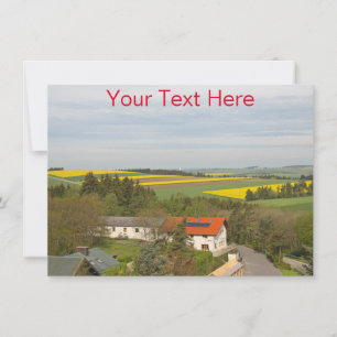 Individuell gestaltete luxemburgische Landschaft Karte