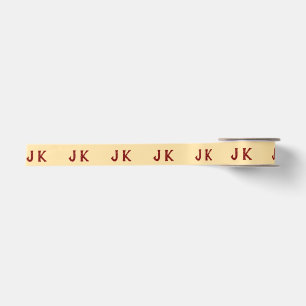 Individuell gestaltete, moderne Markenlogos Satinband