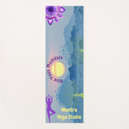 Individuell gestaltete Sunrise Chakra Yoga Pose Yogamatte
