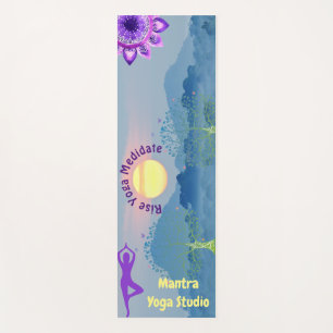 Individuell gestaltete Sunrise Chakra Yoga Pose Yogamatte
