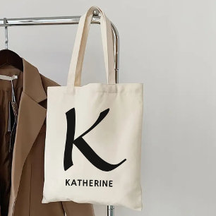 Individuell gestaltete Tasche mit Monogramm als Ge