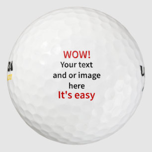 Individuell gestaltete Vorlagen Golfball