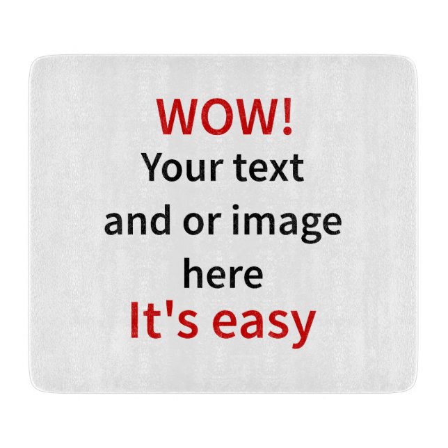 Individuell gestaltete Vorlagen Schneidebrett (Vorderseite)