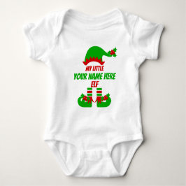 Individuell gestaltete Weihnachtself-Familie - pas Baby Strampler