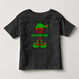 Individuell gestaltete Weihnachtself-Familie - pas Kleinkind T-shirt