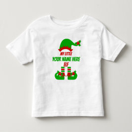 Individuell gestaltete Weihnachtself-Familie - pas Kleinkind T-shirt