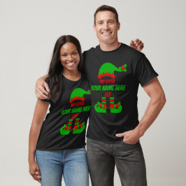 Individuell gestaltete Weihnachtself-Familie - pas T-Shirt