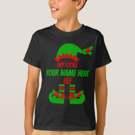 Individuell gestaltete Weihnachtself-Familie - pas T-Shirt