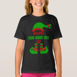 Individuell gestaltete Weihnachtself-Familie - pas T-Shirt
