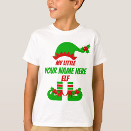 Individuell gestaltete Weihnachtself-Familie - pas T-Shirt