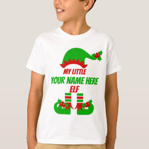Individuell gestaltete Weihnachtself-Familie - pas T-Shirt