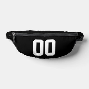 individuell gestaltete Zahl individuell gestaltete Bauchtasche