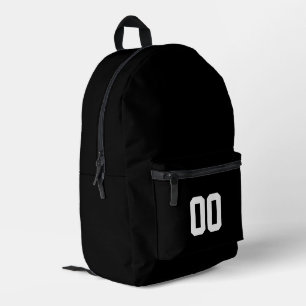 individuell gestaltete Zahl individuell gestaltete Bedruckter Rucksack