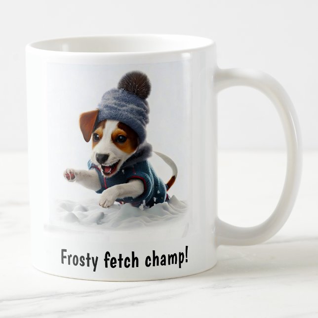 Individuell gestalteter gemütlicher Jack Russell T Kaffeetasse (Von Creator hochgeladen)